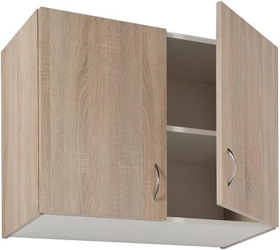 Hangkast Keuken - Bovenkast Wandkast - Keuken Opbergen - Sonoma Eiken Look - 80 cm Breed - Eiken