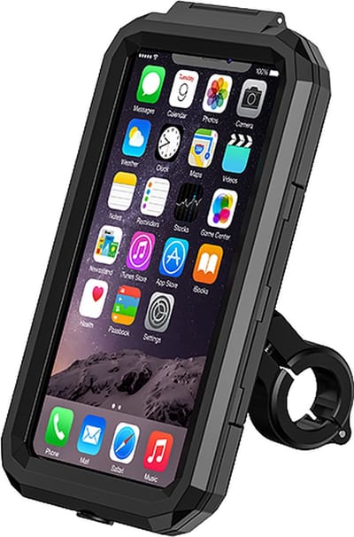 Musson - Waterproof Universal Smartphone - Telefoonhouder - Mount Stand Bicycle Bike Phone Holder - USB - C poort - 360 Graden rotatie - GSM houder - Waterdichte telefoonhouder -