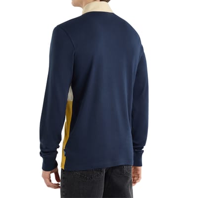 Umbro Rugby Jersey Heren Paneel (Donker marine/multikleurig)