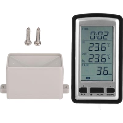 Digitale Draadloze Regenmeter Huishoudelijk RCC Transmissie Temperatuurrecorder met Ontvanger voor