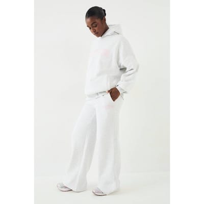 Dames DSGN Studio Applique Rechte Pijp Jogger | Asgrijs | Maat: XS