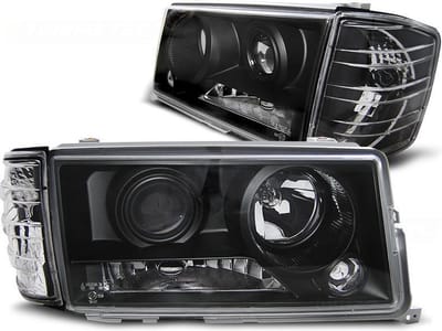 Koplampen MERCEDES W201/190 12 82-05 93 ZWART