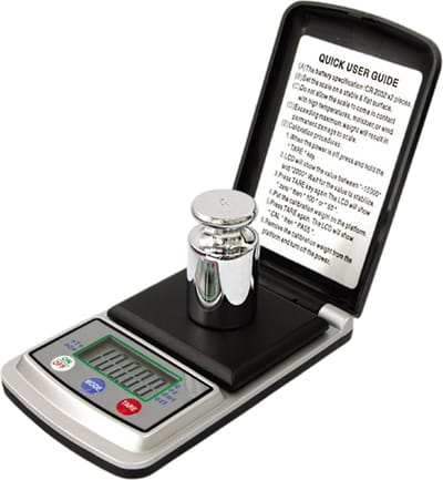 SD-120 Mini Draagbare Precisie Elektronische Pocket Weegschaal - Inclusief batterijen
