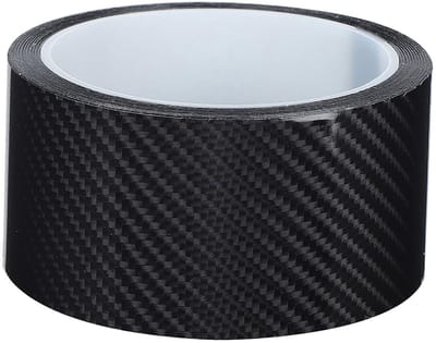 Dailygoods- Koolstofvezelstrip Antikras - Beschermende Film - Flexibel en Duurzaam - Vinylwikkelband - Randbeschermingssticker - 5CM x 3M - Autobeschermfolie
