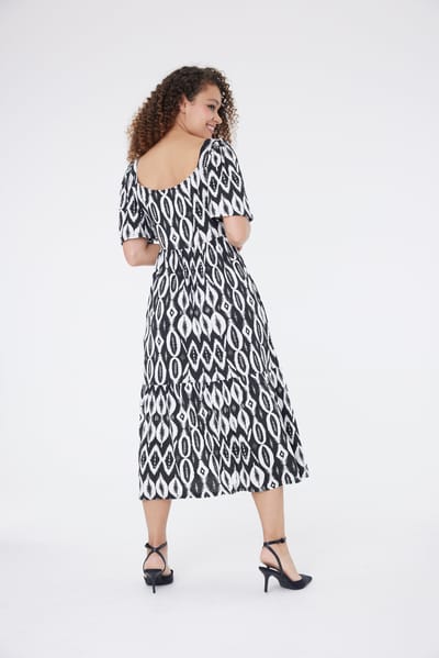 Frida Azteken print jurk