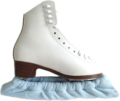 Schaats Beschermers - Blade Covers - Schaatsen Beschermen - Zacht Badstof Materiaal - 32 cm Lengte - Lichtblauw
