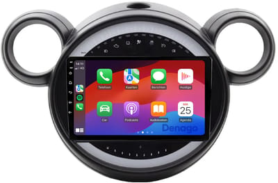 CarPlay autoradio geschikt voor Mini Cooper Countryman R60 | 2011 t/m 2014 | Android 13 | Draadloos Apple CarPlay & Android Auto | 2GB + 32GB | Denago DNG-A401 | 2025 model | 2011 2012 2013 2014 | Bluetooth & Wifi