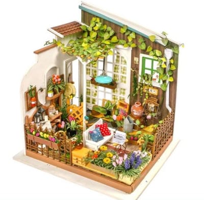 Robotime Miller’s Garden - Rokr - Miniatuur bouwpakket - Volwassenen - 3D puzzel - DIY