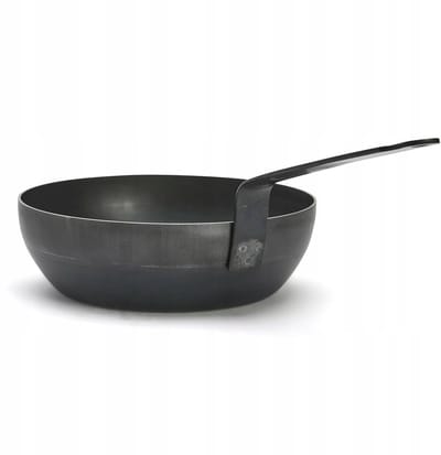 De Buyer Blauwe Koolstof Koekenpan 24 cm - Hoge Kwaliteit Koolstofstaal