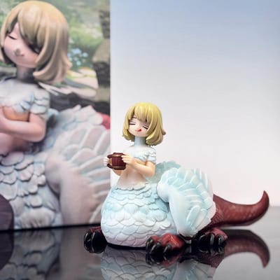 10cm Heerlijke In Dungeon Chimera Falin Q Versie Gk Standbeeld Schattige Anime Meisjes Figuur Verzamelaar Model Bureau Decoratie Cadeau Ontworpen Voor gray
