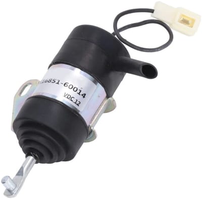 12V brandstofafsluitmagneetklep, direct geschikt voor BX2230D, RTV900R, B7410D en de gegalvaniseerde ijzeren behuizing BX1800D.