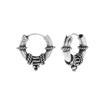 WeLoveSilver - zilveren oorringen - bali stijl - 925 zilver - luxe verpakking