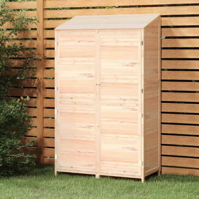 Tuinschuur - Opbergbox Buiten - Tuinspullen Opbergen - Massief Dennenhout - 102 x 52 x 1745 cm - Natuurlijk Hout