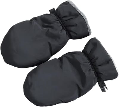 Kinderwagen Wanten - Warme Stuurhoezen - Bescherming Buiten - Waterdicht Fleece Gevoerd - 34 x 17 cm