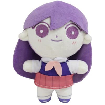 Omori Knuffel Parodie Schattig Klein Zwart Puur Zwart Creatieve Pluche Kerst Sierkussen Voor Kinderen Slaapcomfort Metgezel Cadeau gray
