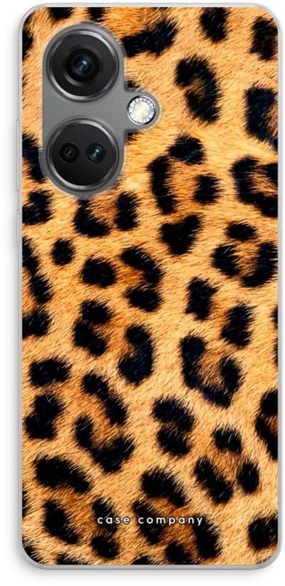 Case Company® - Hoesje geschikt voor OnePlus Nord CE 3 hoesje - Luipaard - Soft Cover Telefoonhoesje - Bescherming aan alle Kanten en Schermrand