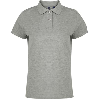 Asquith & Fox Dames/dames Poloshirt met korte mouwen en effen mouwen (Heide)