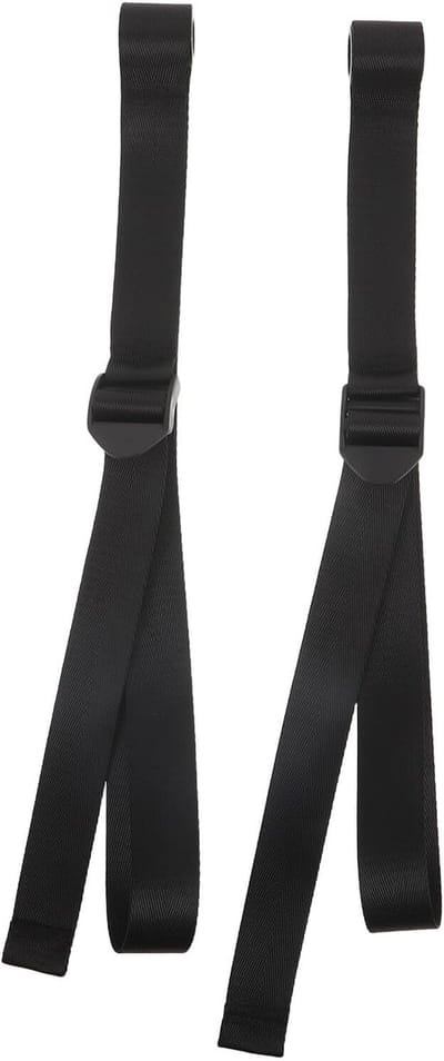 Fitness Band Ankers - Deuranker Set - Thuisworkouts - Verstelbaar en Duurzaam - 102.5 cm Lengte - Zwart