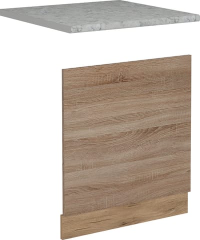 Vicco R-Line Voorpaneel vaatwasser – 60 cm, WB Marmer Sonoma