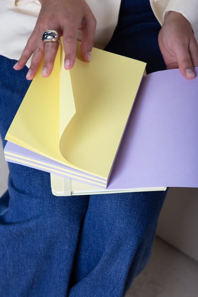 A-Journal - Notitieboek - Collage - Roze