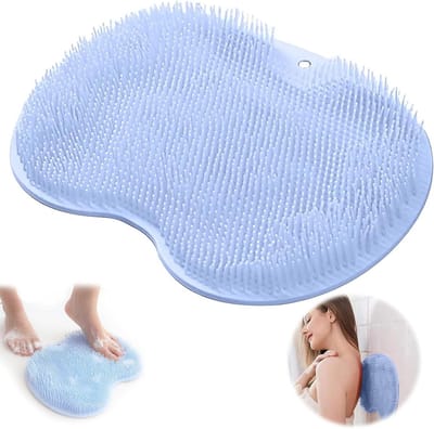 Massagepad met Antislip Siliconen, Voet- en Rugborstel met Zuignap, Ontspannende en Verfrissende Voetmassage en Lichaamsverzorging