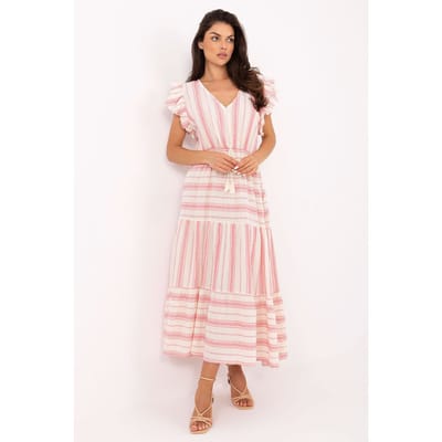Meadow Whisper Dress - Roze / One Size