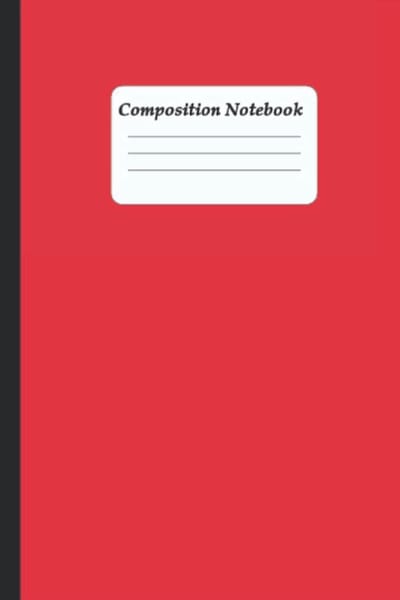 Notebook: Red Composition Notebook for School,College with 110 pages 8.5*11