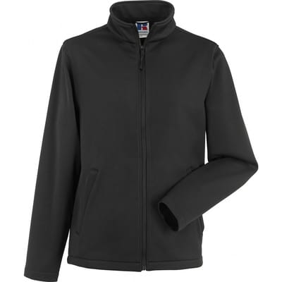 Russell Heren Slimme Softshell-jas (Zwart)