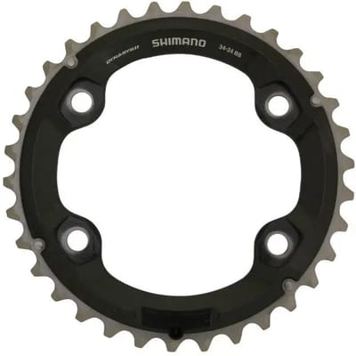 Dubbel extern MTB kettingblad origine Shimano 4BRA XT M8000 11V.