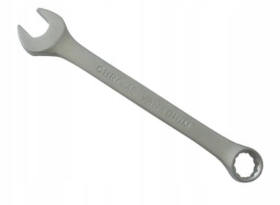 Ring- en steeksleutel 8mm Cr-V 12-kant gepolijst