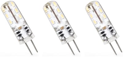 Spectrum LED Insteeklampje G4 1.5W - 12V - 110 Lumen - 6000K Koud wit - Helder daglicht - Energiezuinig - 3 stuks