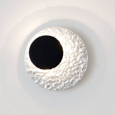 Holländer LED wandlamp Infinity in zilver, Ø 20 cm