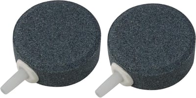 Luchtdiffuser voor Aquarium, 4 cm Zuurstofstenen, Hoge Kwaliteit, Ideaal voor Luchtpompen, Aquariums en Vijvers, Set van 2 Stenen voor Optimale Waterbeluchting