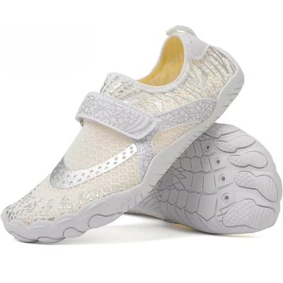 Heren Yoga Zwemmen Binnen Wadschoenen Lichtgewicht Waterschoenen Dames Zachte Strand Sneakers Antislip Sneldrogend Sport Buitenschoenen 35 white
