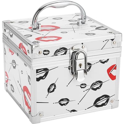 Professionele Cosmetische Opbergdoos Draagbare Opbergruimte Sieradendoos Make-up Organizer Doos(S) gray
