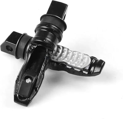Motorfiets Voetsteunen - Passagier Pedalen - Comfortabel Rijden - Universele Pasvorm - 12 cm Lengte - Zilverkleurig