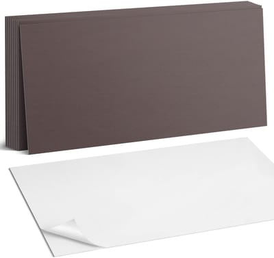 Coloray Plaktegels - Bruin Zelfklevende Wandtegels - 40 cm x 20 cm - Bruin Plaktegels - 10 stuks - Rechthoek PVC Tegels - Plaktegels Badkamer - Vloertegels Zelfklevend - Vinyl Tegels - Portugese Tegels