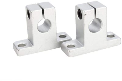 Dailygoods- Lineaire Rail - Aluminium Beugel - Verticale As Houder - Lichtgewicht - Hoge Sterkte - Geschikt voor Mechanische Installaties - Asfhouder