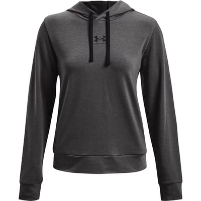 Under Armour Rival Terry Capuchon Zwart,Grijs S Vrouw