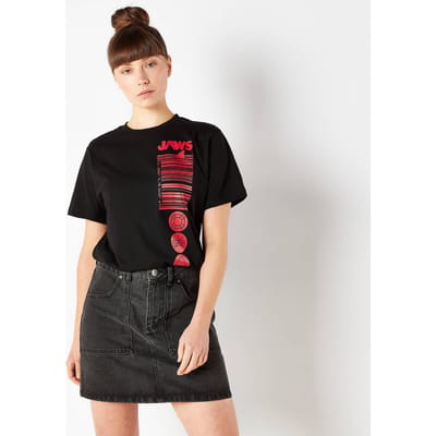 Jaws Women's T-Shirt - Zwart - XS