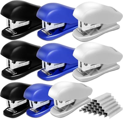 Set van 9 Mini-Nietmachines Draagbaar met 4320 Standaard Nietjes - Compact en Efficiënt