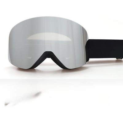 Heren- en Dames Magnetische Ski Bril Cilindrische Ski Bril Anti-Condens Amazon Sneeuwbril Bril Uitrusting gray