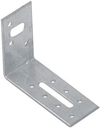 Montagehoek - Verbindingshoek Beugel - Houtverbindingen Maken - Thermisch Verzinkt Staal - 100x60x40mm - Zilver