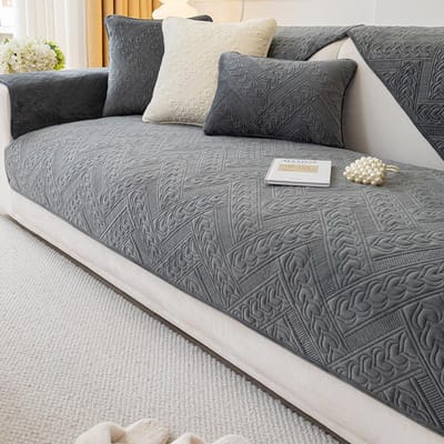 Fluwelen Bankkussen Vier Seizoenen Universeel Woonkamer Antislip Bankkussen Herfst en Winter Bankhoes Hoesdoek Handdoek 70x70cm