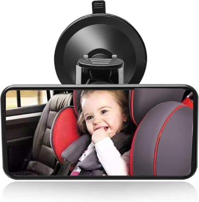 Autospiegel Baby Verstelbaar - Achterbank Spiegel Baby - Achteruitkijkspiegel XL - Baby Spiegel Auto
