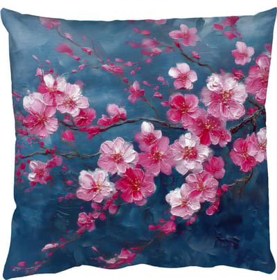 Sierkussens - Kussentjes Woonkamer - 50x50 cm - Bloem - Bloesems - Roze - Abstract