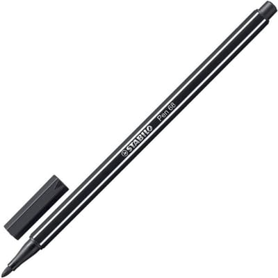 STABILO Pen 68 - Premium Viltstift - Zwart - per stuk