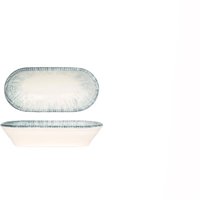 Kütahya Porselen Serveerschaal - Iceberg - Porselein - 16x8 cm (180cc) - set van 2
