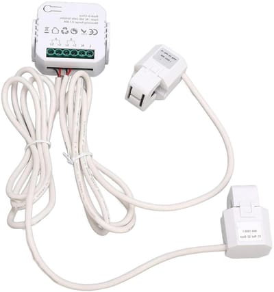 Slimme Energiemonitor - Stroommeter WiFi - Energieverbruik Analyseren - Realtime Monitoring - 80 A - Wit