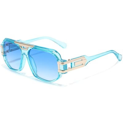 Lunettes de soleil pour hommes Style Rétro Designer Premium Pour Femmes Lunettes de soleil UV400 Style Vintage Tendance Conduite Europe Amérique Monture de Forme Large Lunettes white